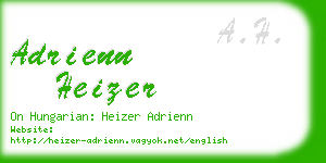 adrienn heizer business card